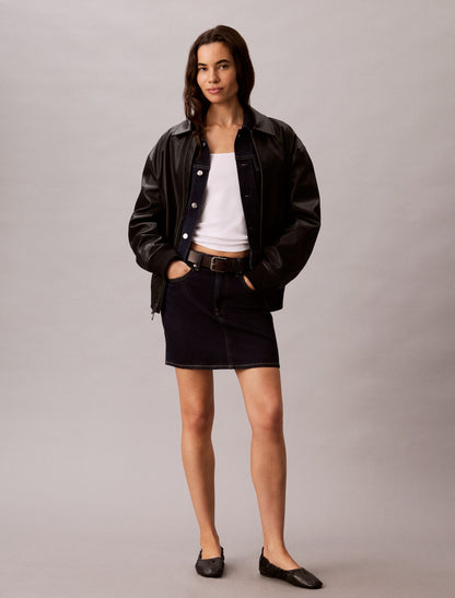 Calvin Klein Denim Mini Skirt