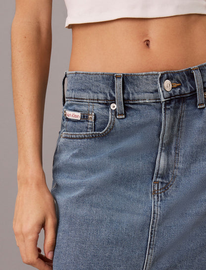Calvin Klein Denim Maxi Skirt