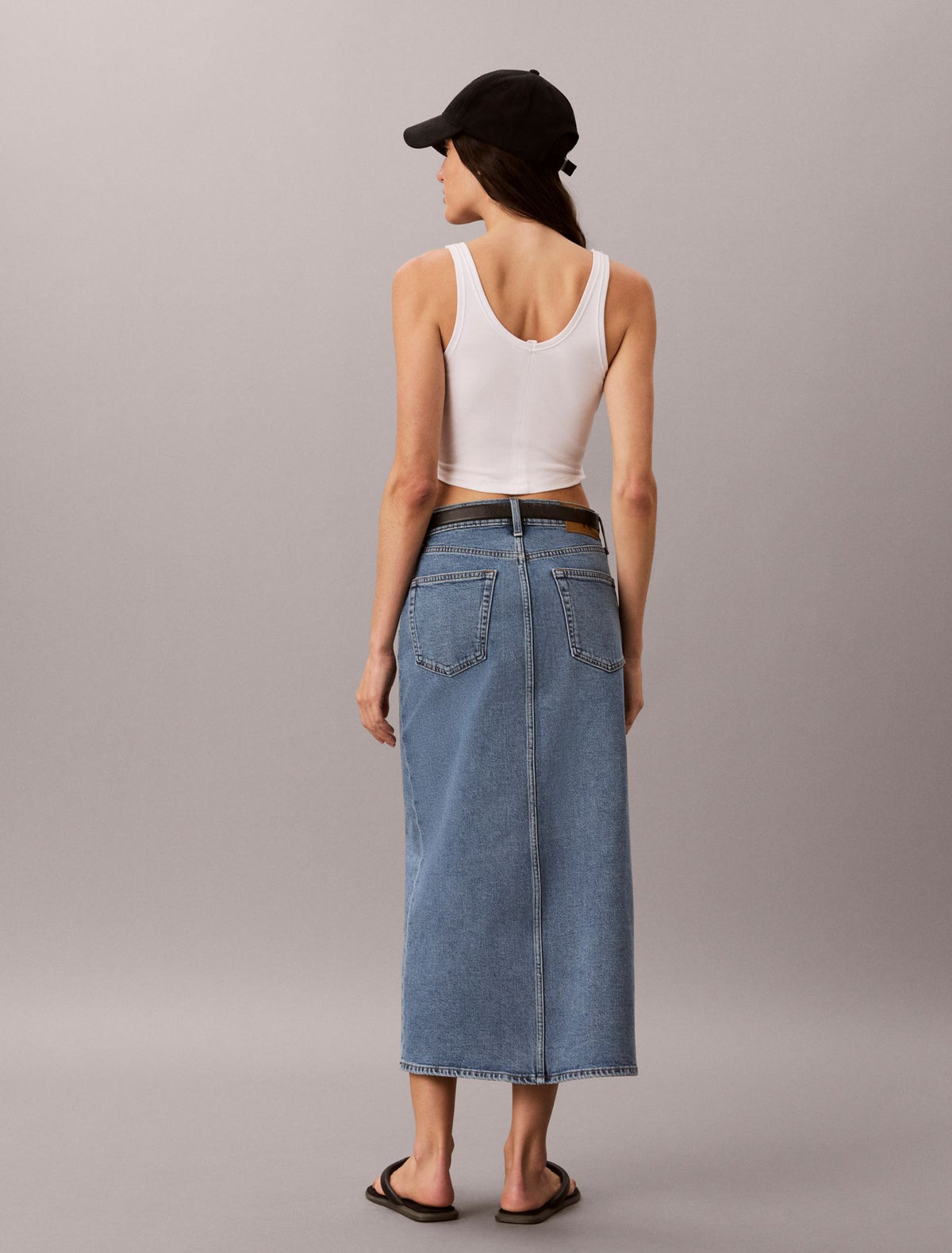 Calvin Klein Denim Maxi Skirt