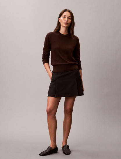 Calvin Klein Pleated Mini Skirt