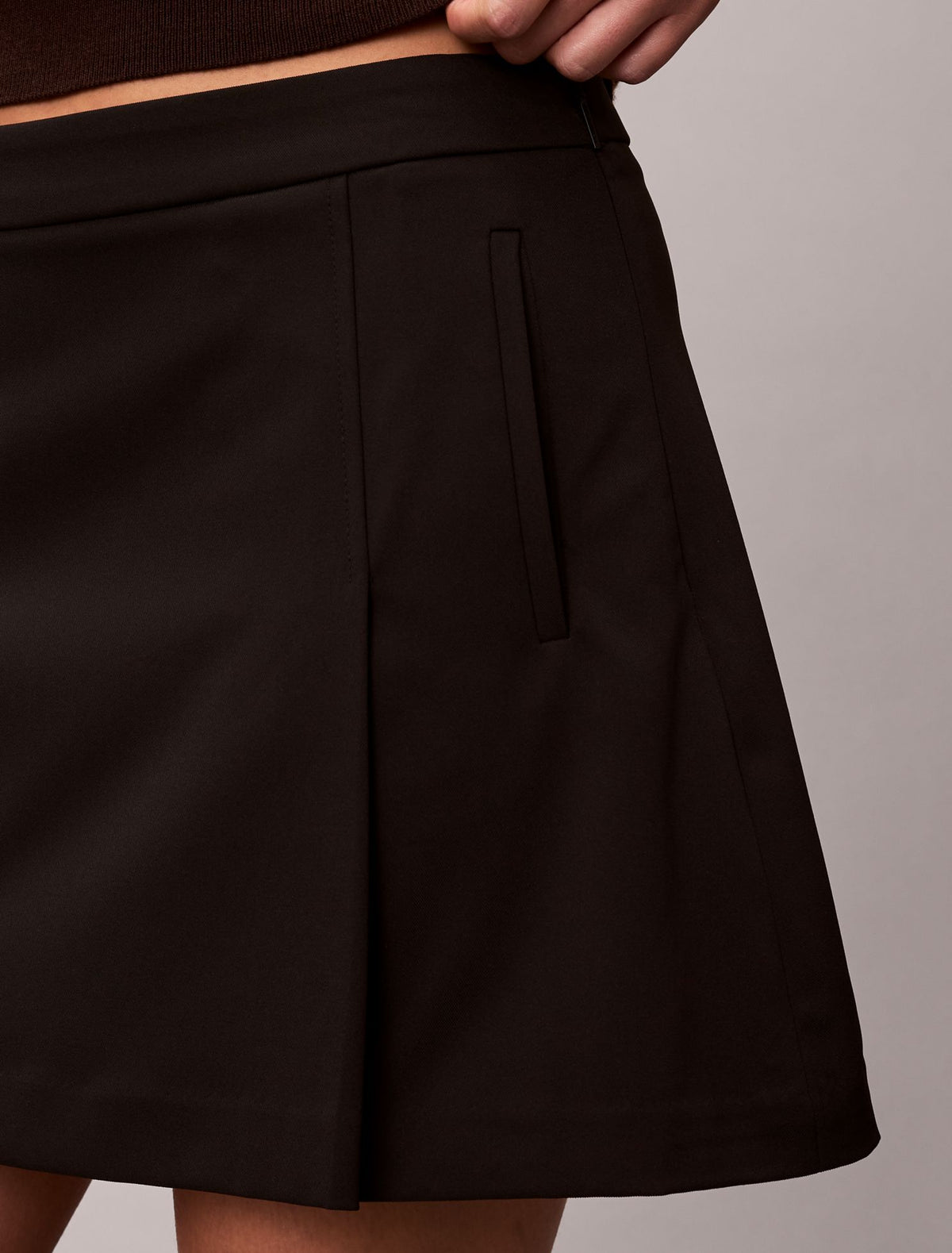 Calvin Klein Pleated Mini Skirt