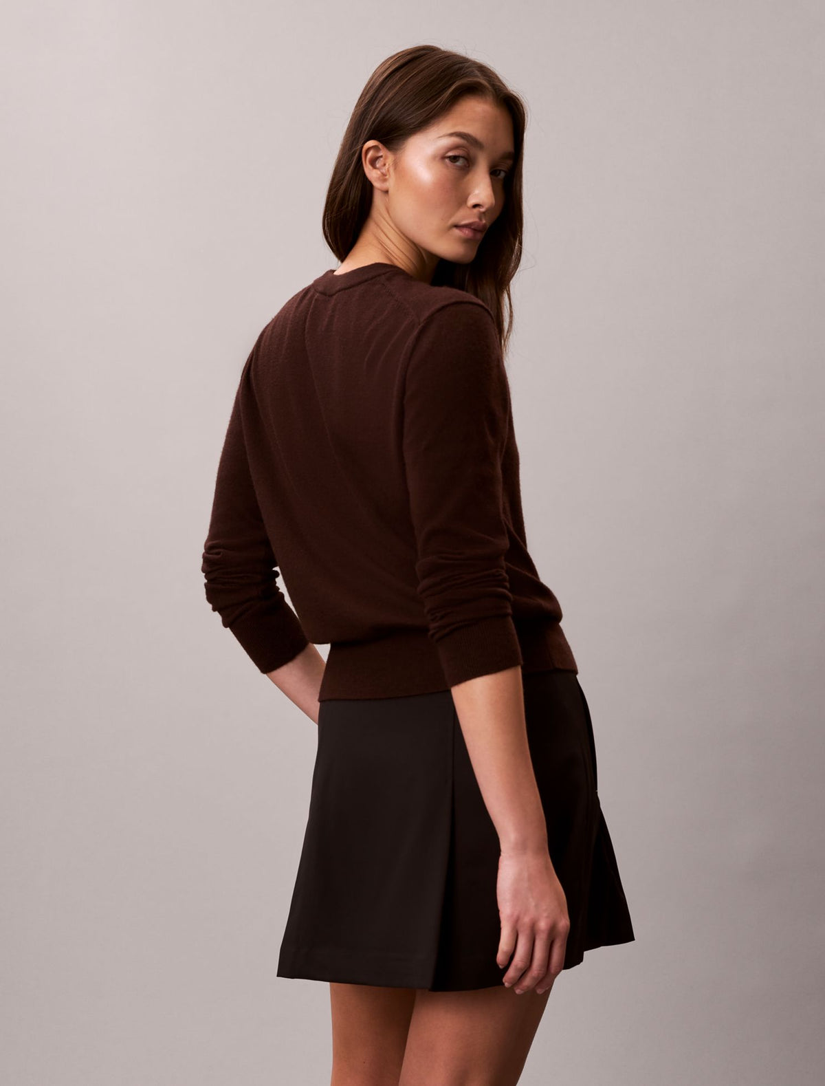 Calvin Klein Pleated Mini Skirt
