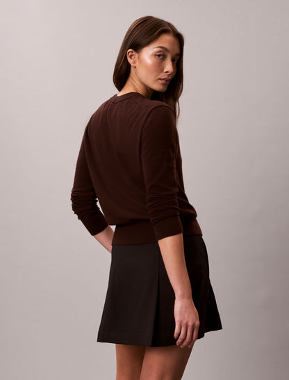 Calvin Klein Pleated Mini Skirt