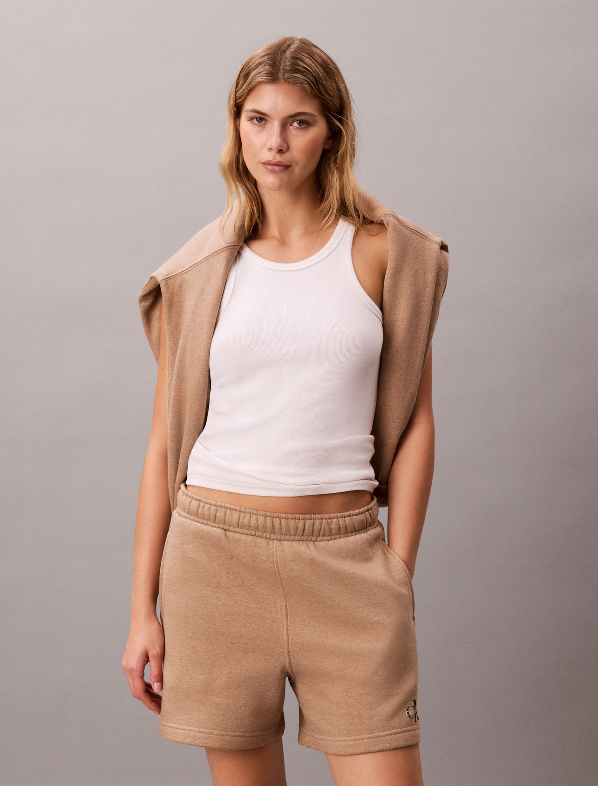 Calvin Klein Monologo Fleece Shorts