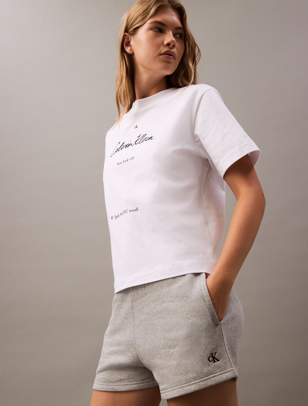 Calvin Klein Archive Logo Fleece Shorts