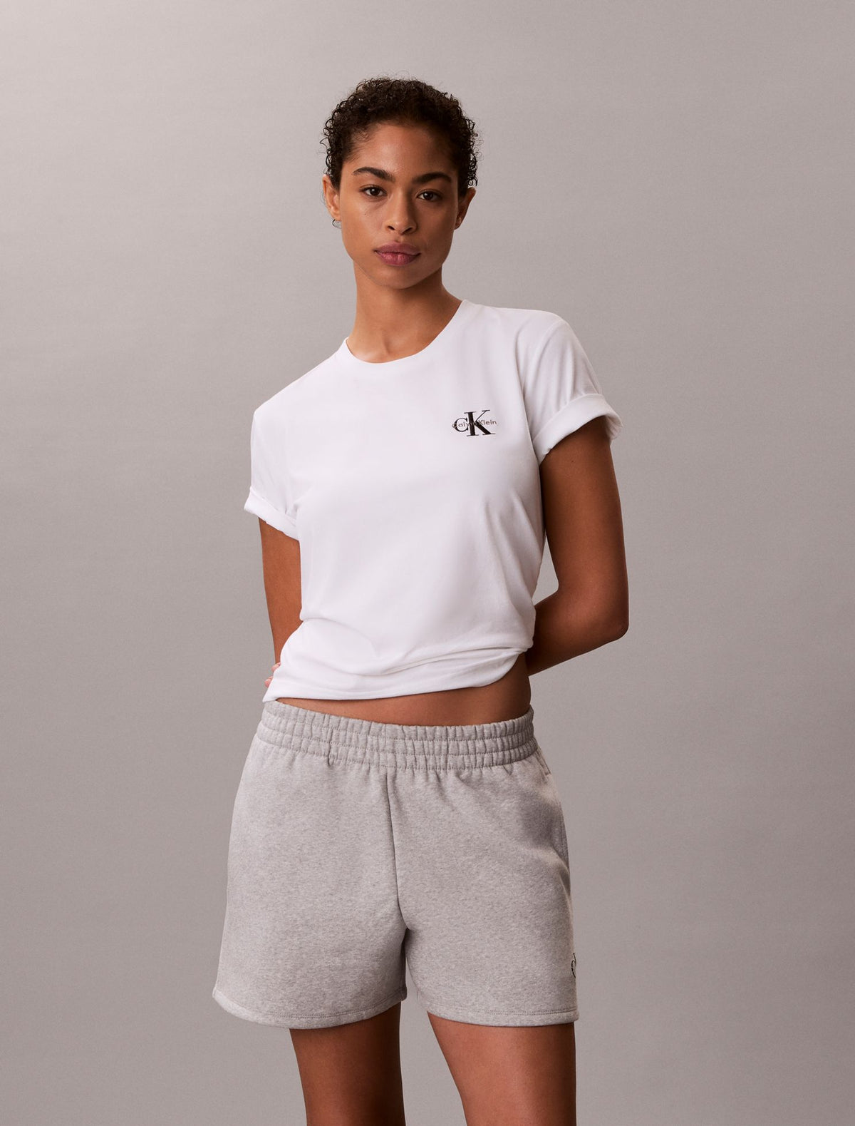 Calvin Klein Monologo Fleece Pull-On Shorts