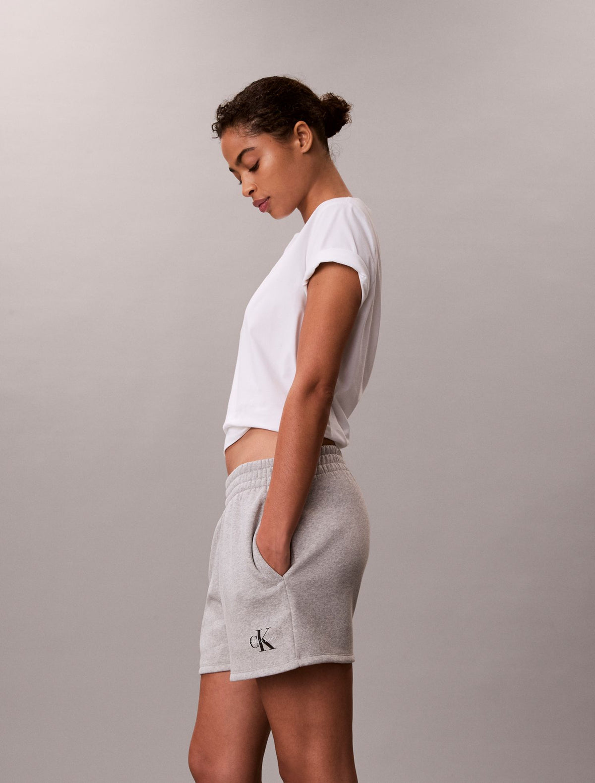 Calvin Klein Monologo Fleece Pull-On Shorts