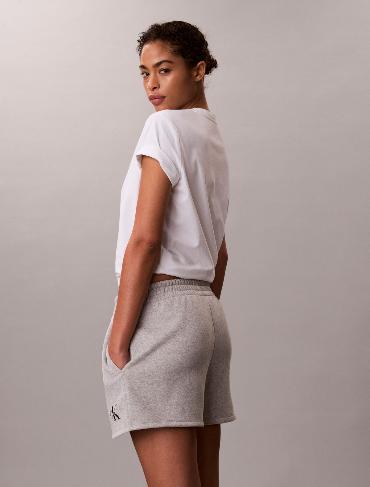 Calvin Klein Monologo Fleece Pull-On Shorts