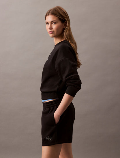 Calvin Klein Monologo Fleece Pull-On Shorts