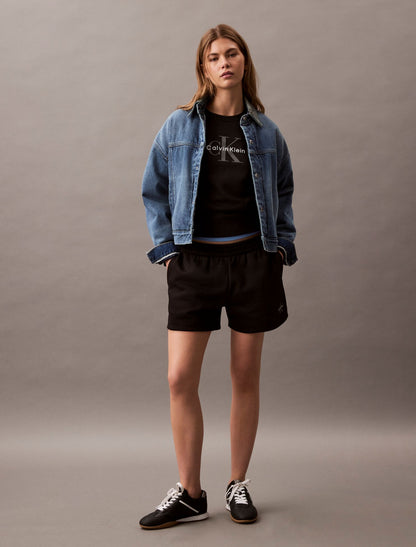 Calvin Klein Monologo Fleece Pull-On Shorts