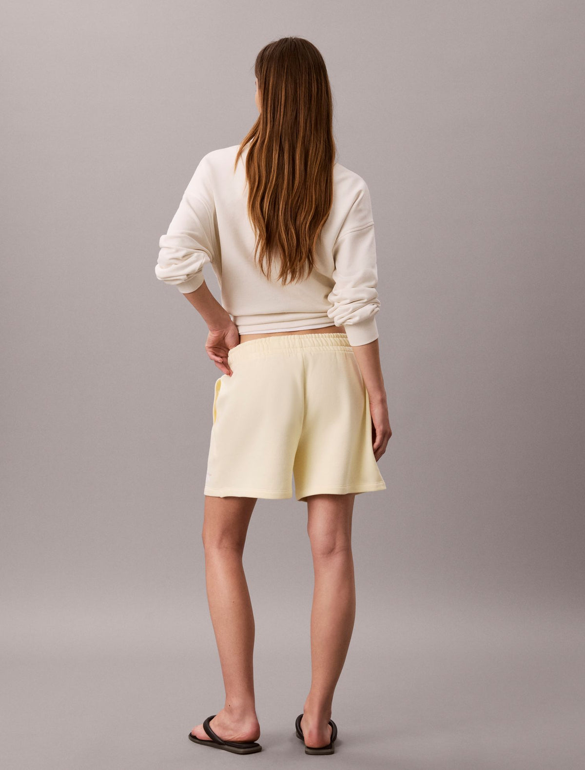 Calvin Klein Monologo Fleece Pull-On Shorts