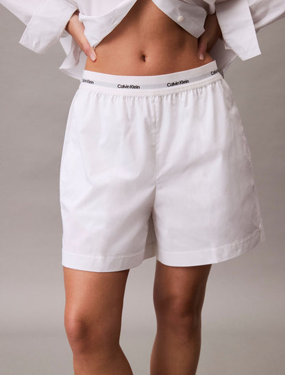 Calvin Klein Logo Waistband Cotton Shorts