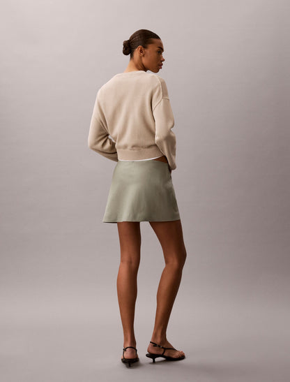 Calvin Klein Linen Blend Mini Skort