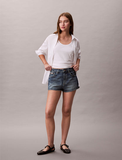 Calvin Klein Denim Mini Shorts
