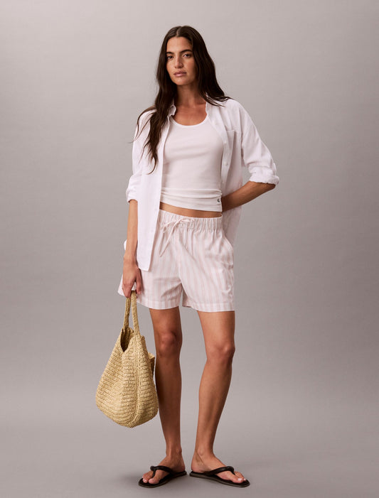 Calvin Klein Cotton Poplin Stripe Boxer Shorts