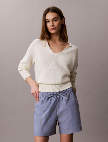 Calvin Klein Cotton Poplin Stripe Boxer Shorts