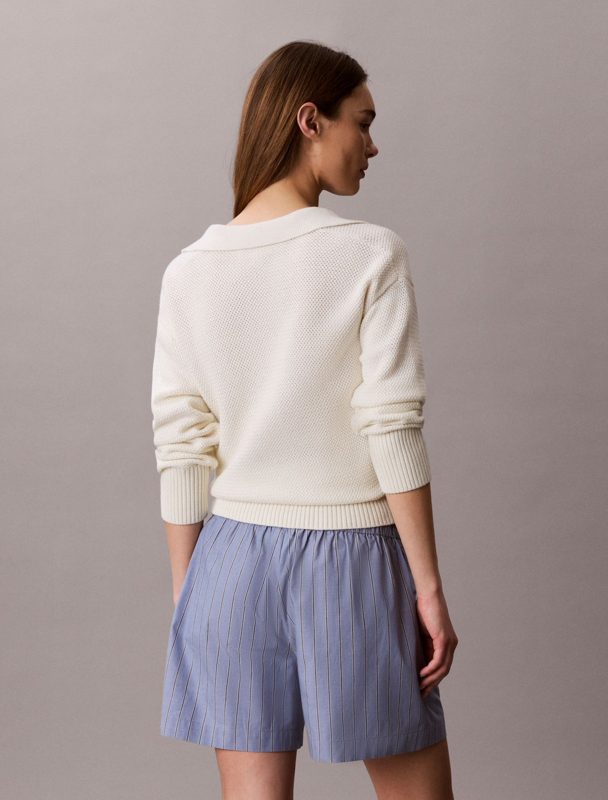 Calvin Klein Cotton Poplin Stripe Boxer Shorts