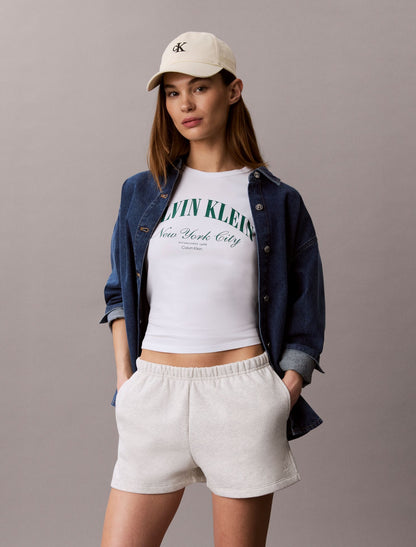 Calvin Klein Archive Logo Fleece Shorts