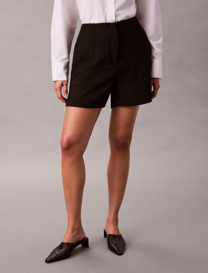 Calvin Klein Tweed Tailored Shorts