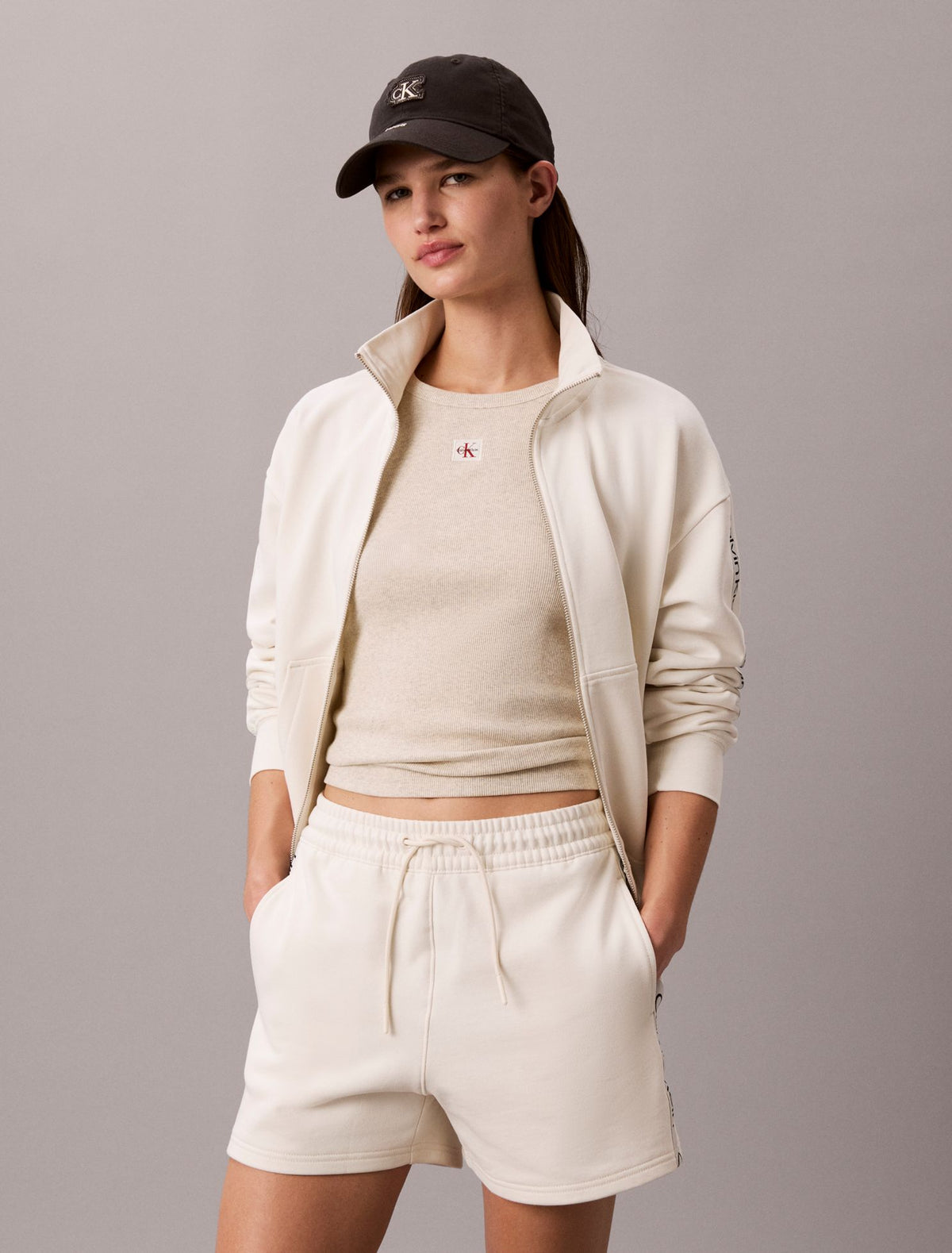 Calvin Klein Logo Tape Terry Shorts