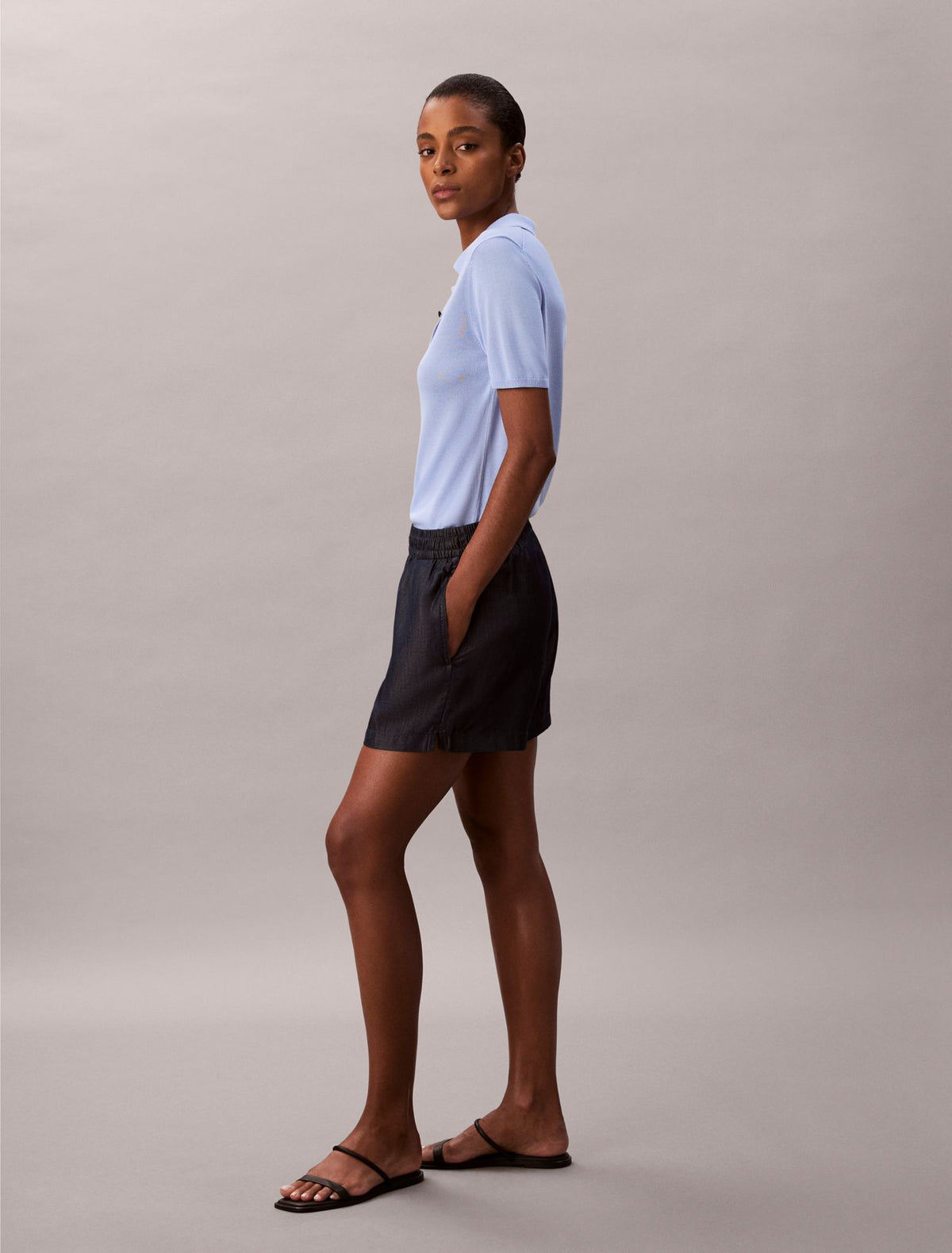 Calvin Klein Denim Pull-On Shorts