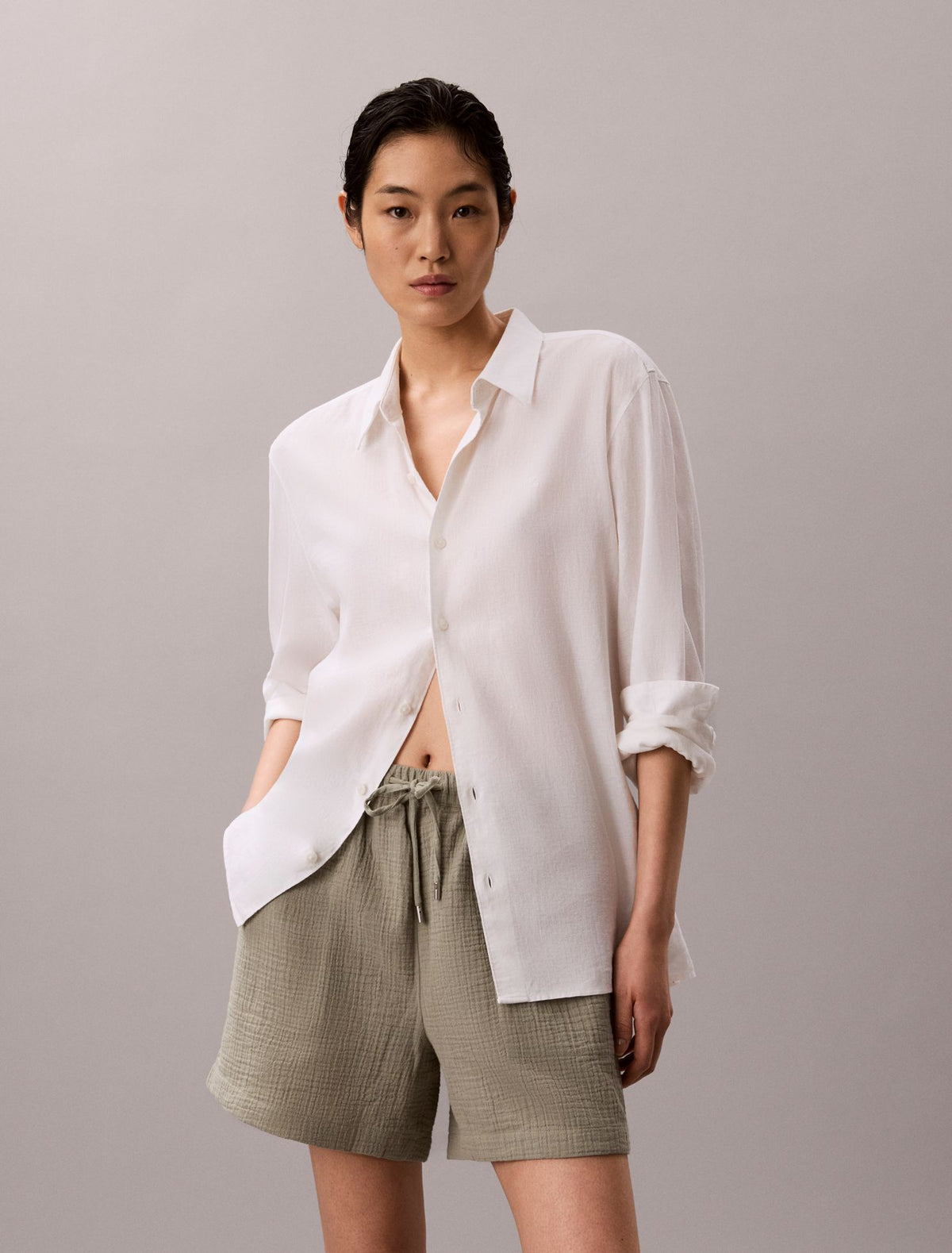 Calvin Klein Double Gauze Pull-On Shorts
