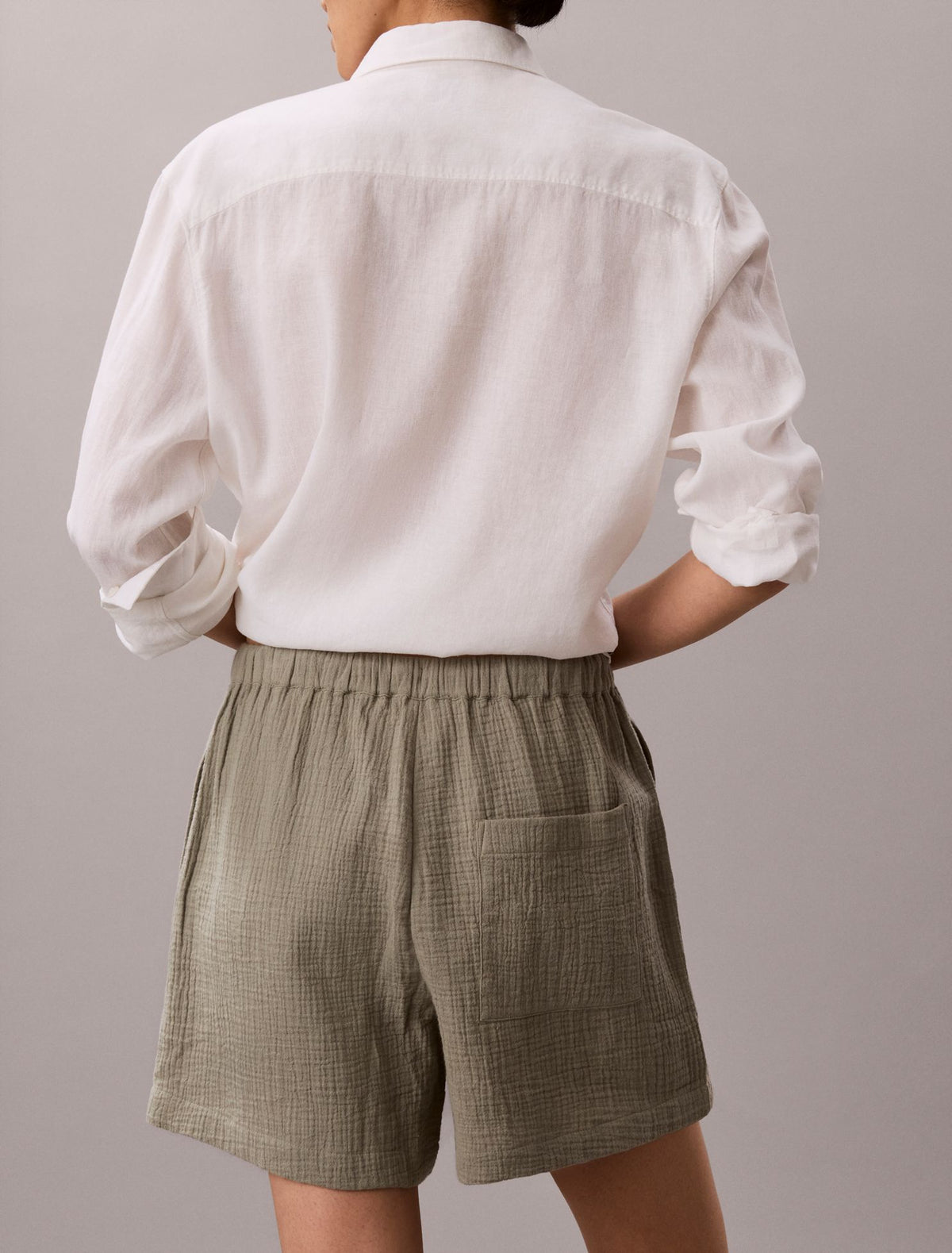 Calvin Klein Double Gauze Pull-On Shorts