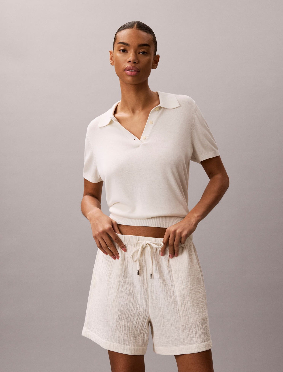 Calvin Klein Double Gauze Pull-On Shorts