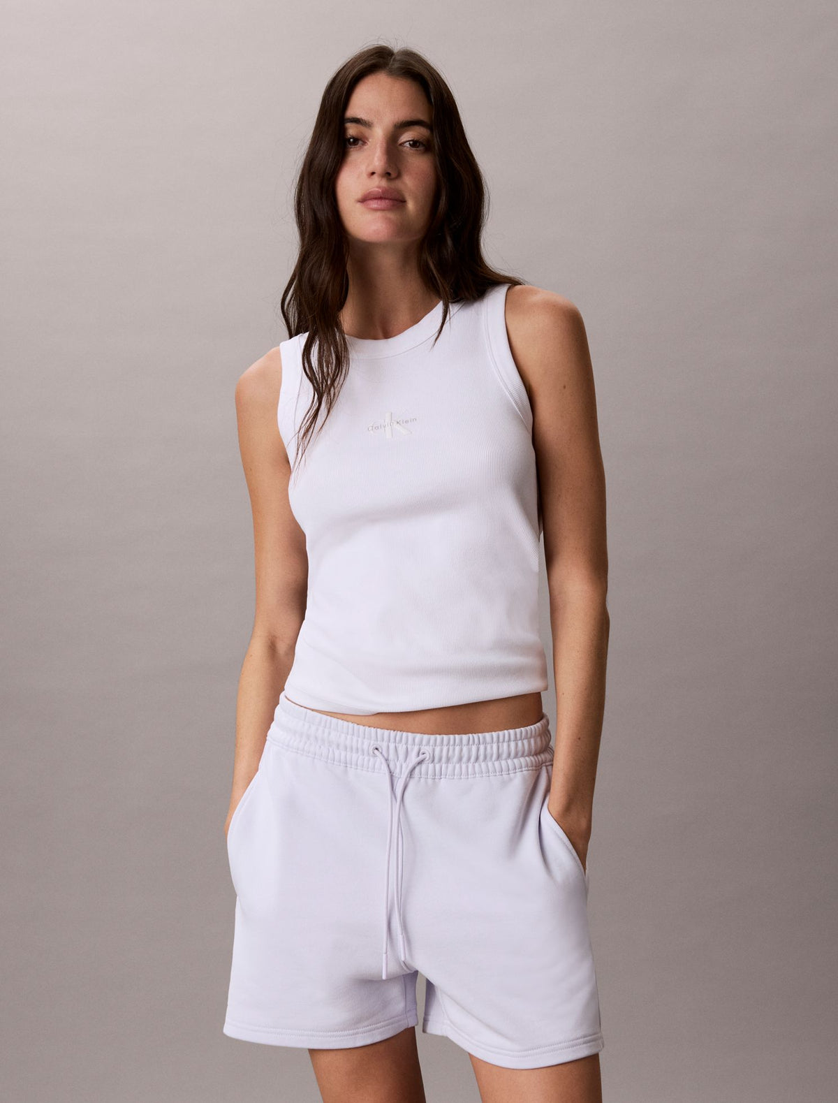 Calvin Klein Logo Tape Terry Shorts
