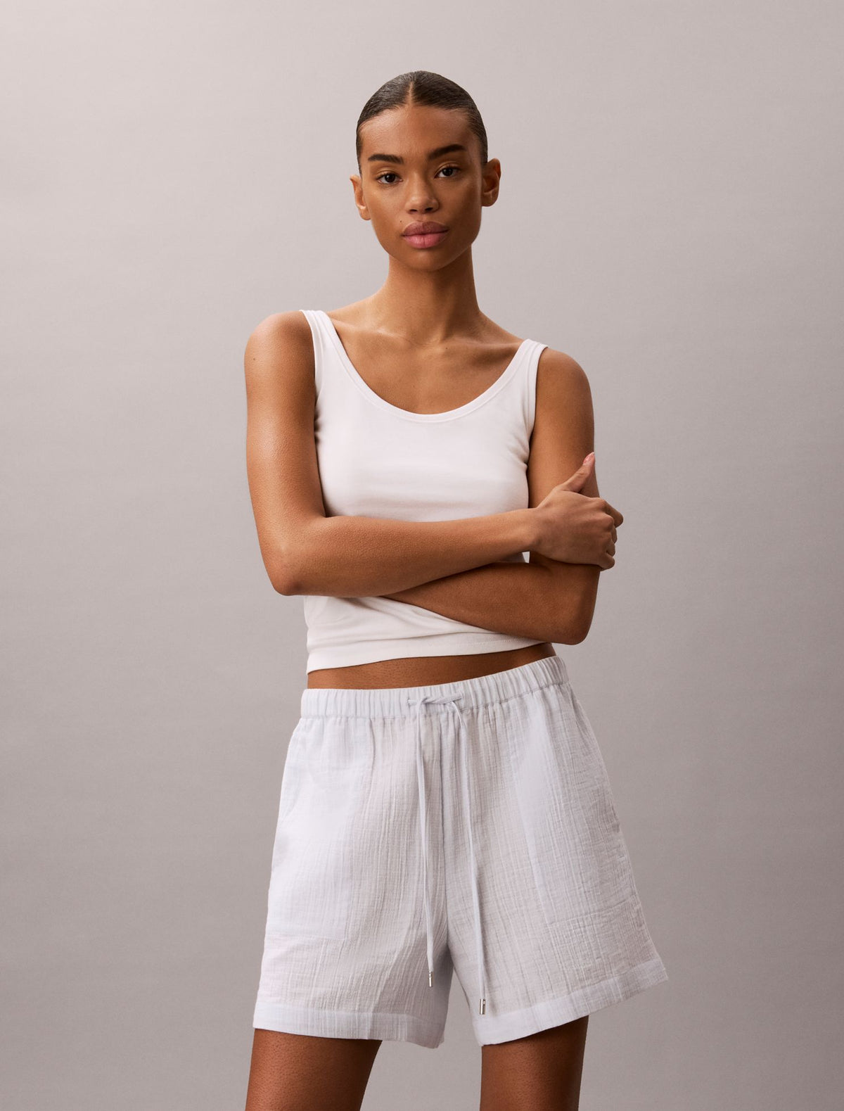 Calvin Klein Double Gauze Pull-On Shorts