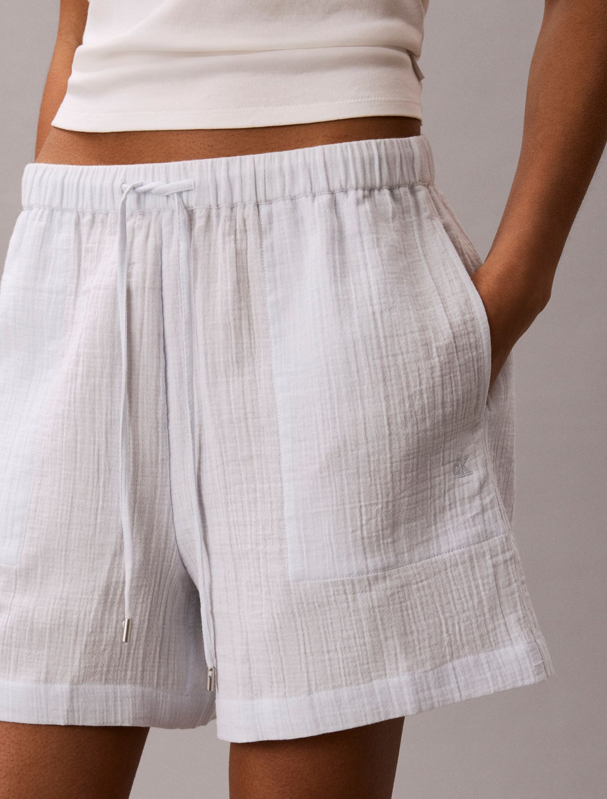 Calvin Klein Double Gauze Pull-On Shorts