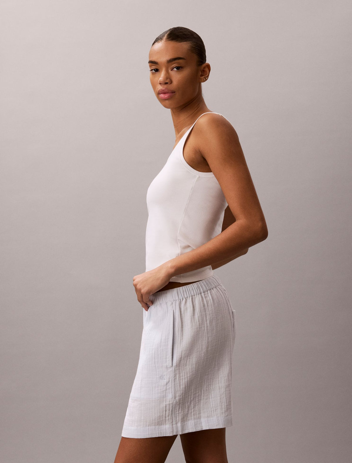 Calvin Klein Double Gauze Pull-On Shorts