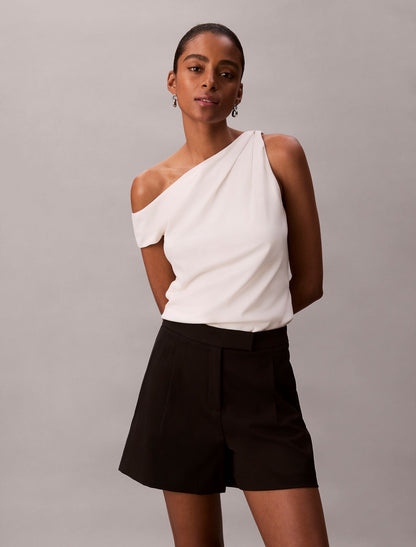 Calvin Klein Pleated Tailored Shorts