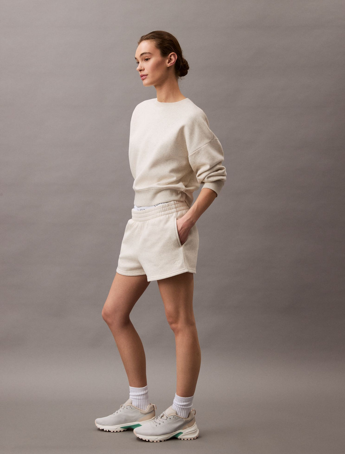 Calvin Klein Archive Logo Fleece Shorts