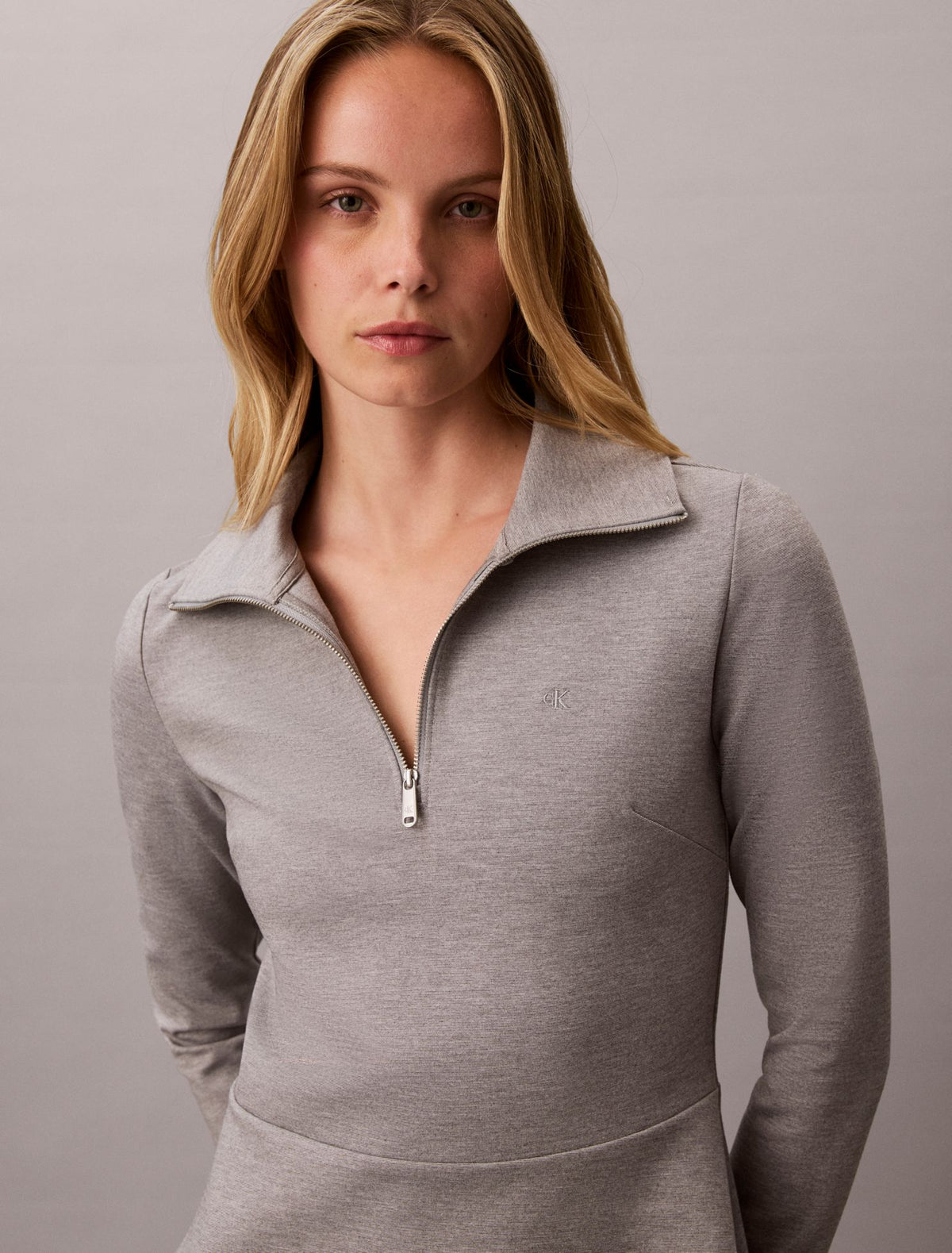 Calvin Klein Interlock Half Zip Dress