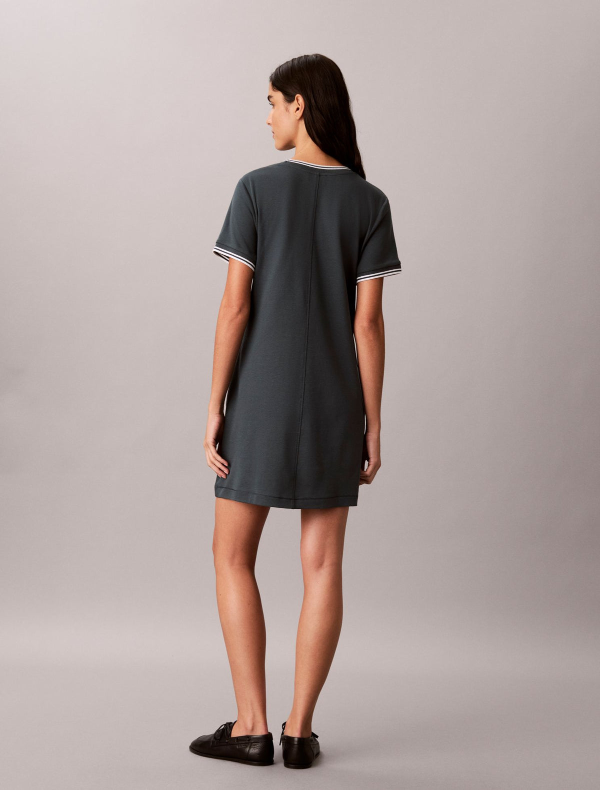 Calvin Klein Tipping Stripe T-Shirt Dress