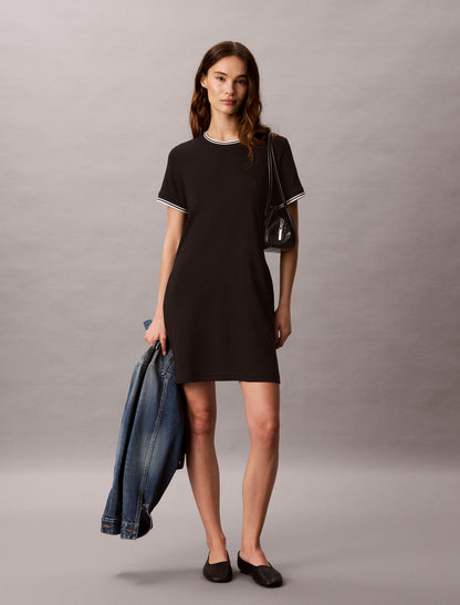 Calvin Klein Tipping Stripe T-Shirt Dress