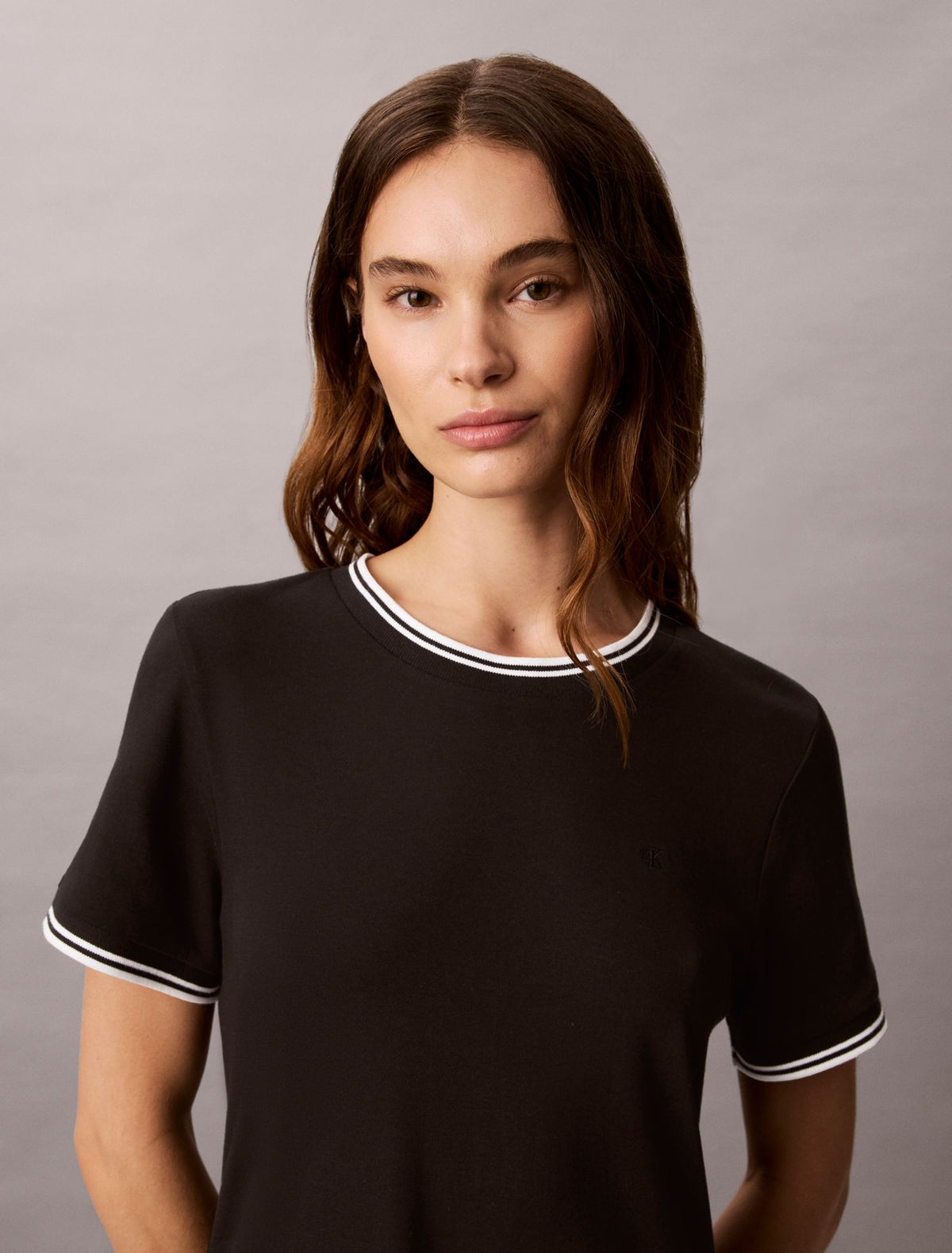 Calvin Klein Tipping Stripe T-Shirt Dress