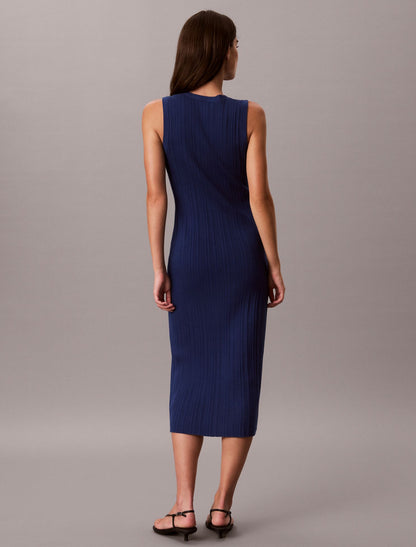 Calvin Klein Smooth Cotton Midi Dress
