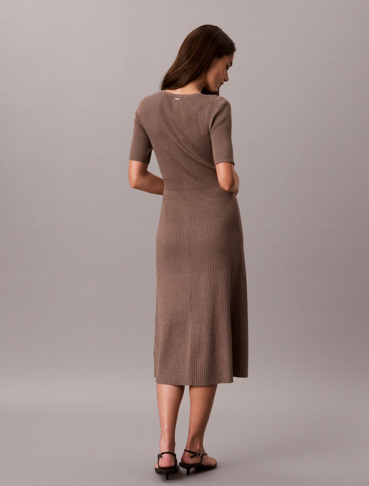 Calvin Klein Tech Knit Midi Dress