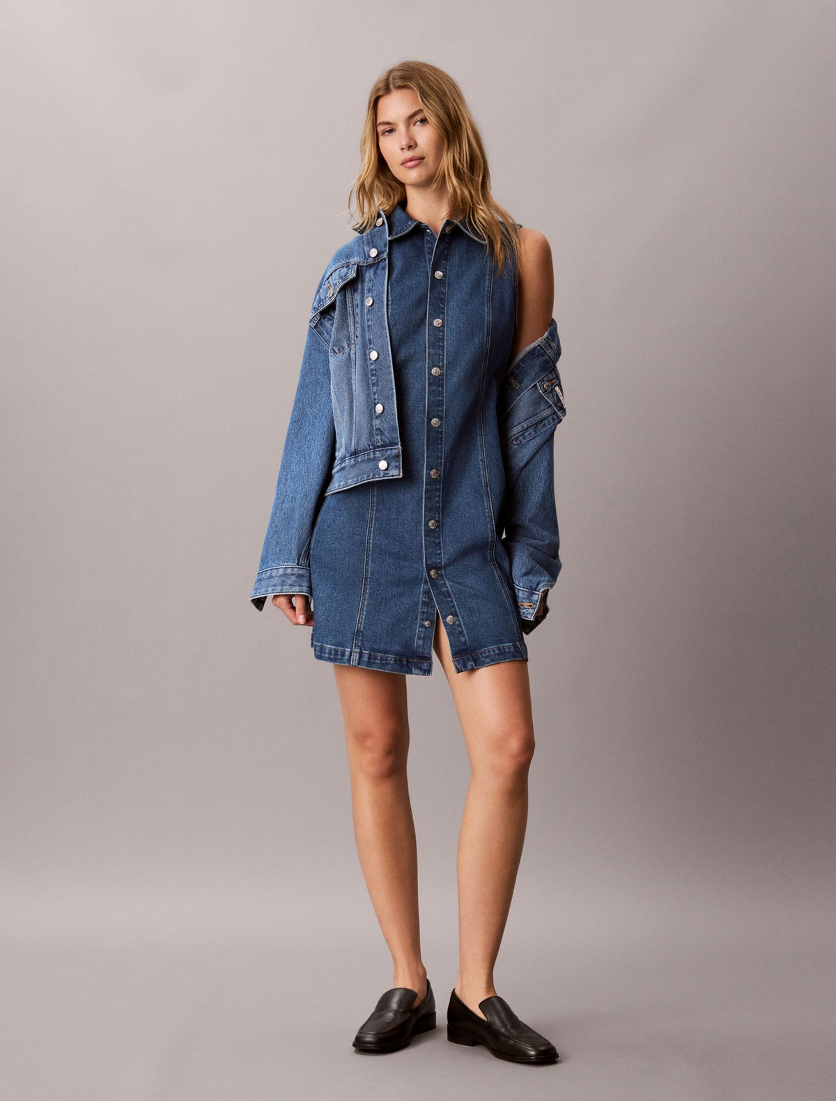 Calvin Klein Denim Mini Dress