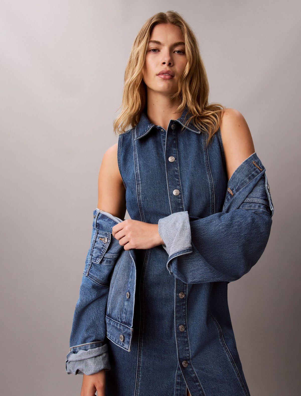 Calvin Klein Denim Mini Dress