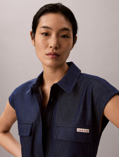 Calvin Klein Utility Shirt Dress