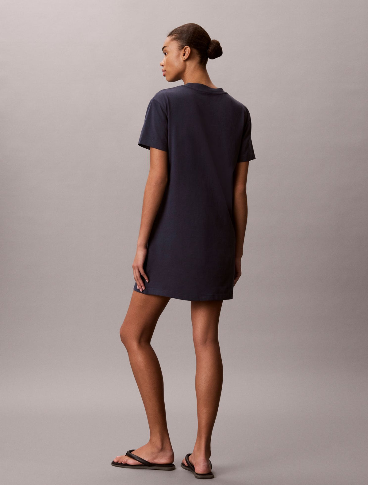 Calvin Klein Floral Graphic Mini T-Shirt Dress