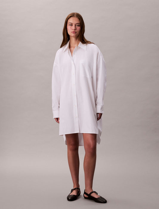 Calvin Klein Cotton Relaxed Shirt Dress