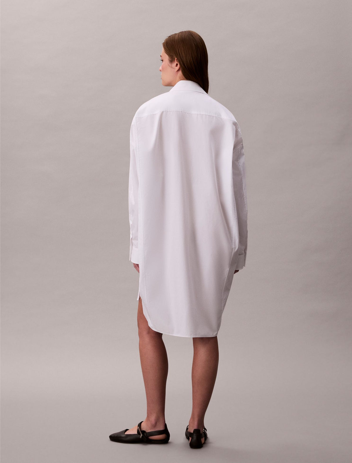 Calvin Klein Cotton Relaxed Shirt Dress