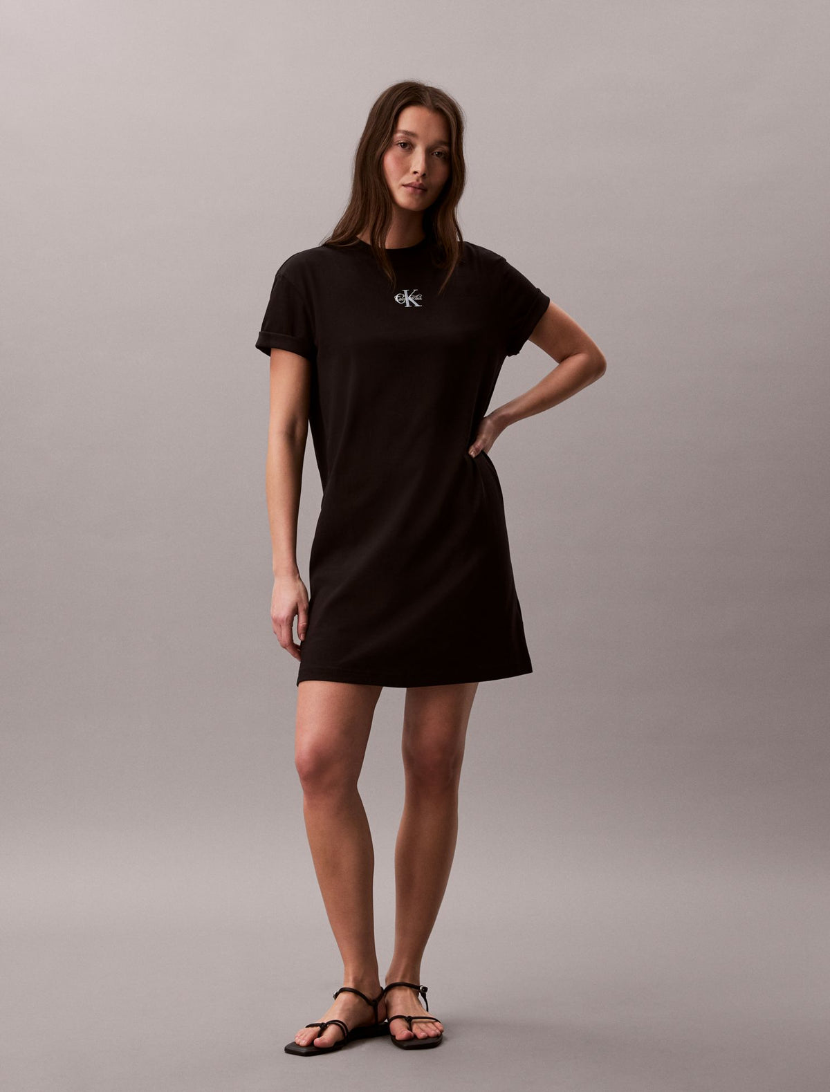 Calvin Klein Monologo Mini T-Shirt Dress