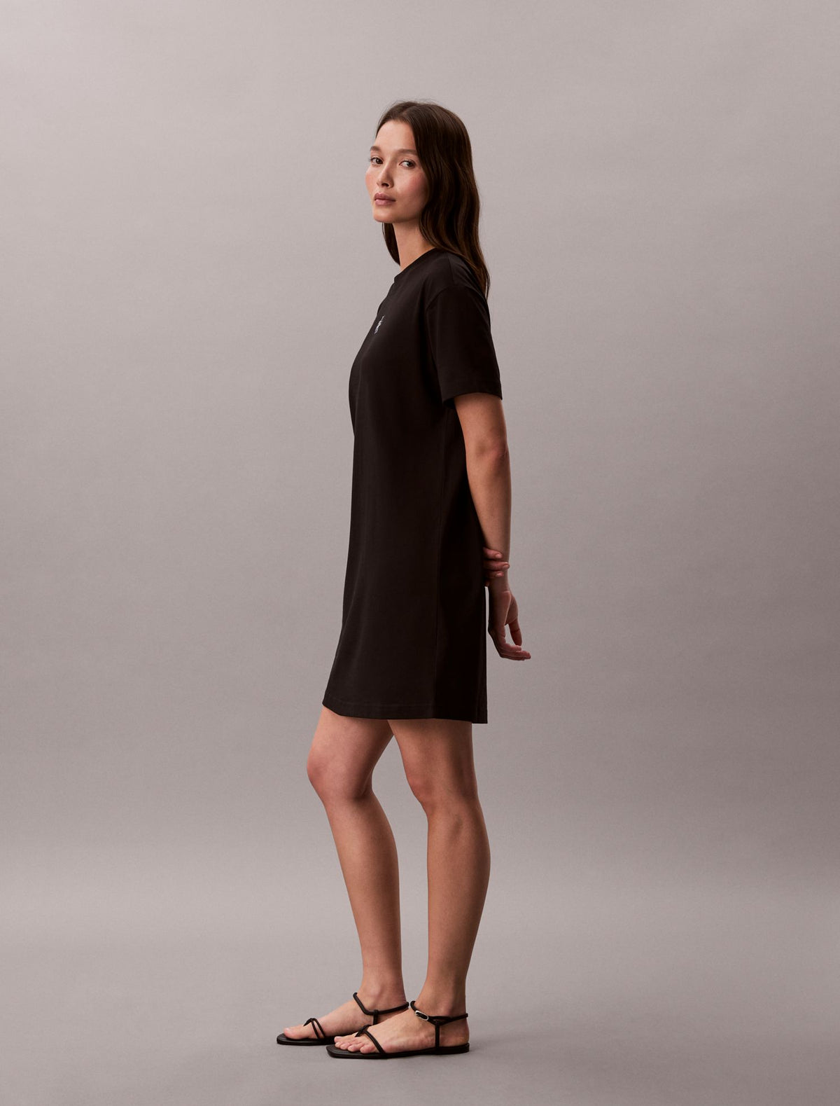 Calvin Klein Monologo Mini T-Shirt Dress