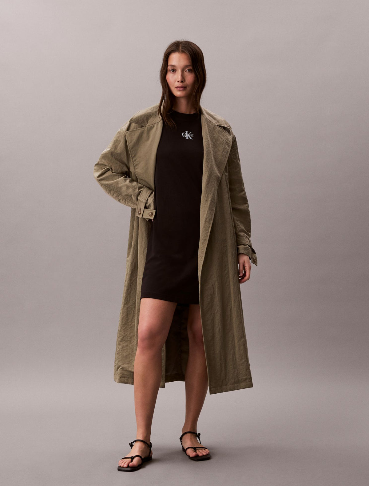 Calvin Klein Monologo Mini T-Shirt Dress