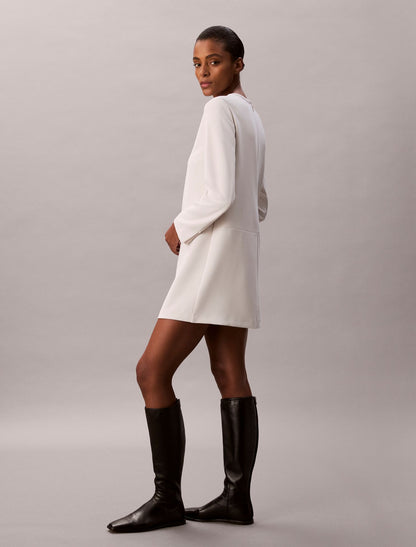 Calvin Klein Crepe Tailored Mini Dress